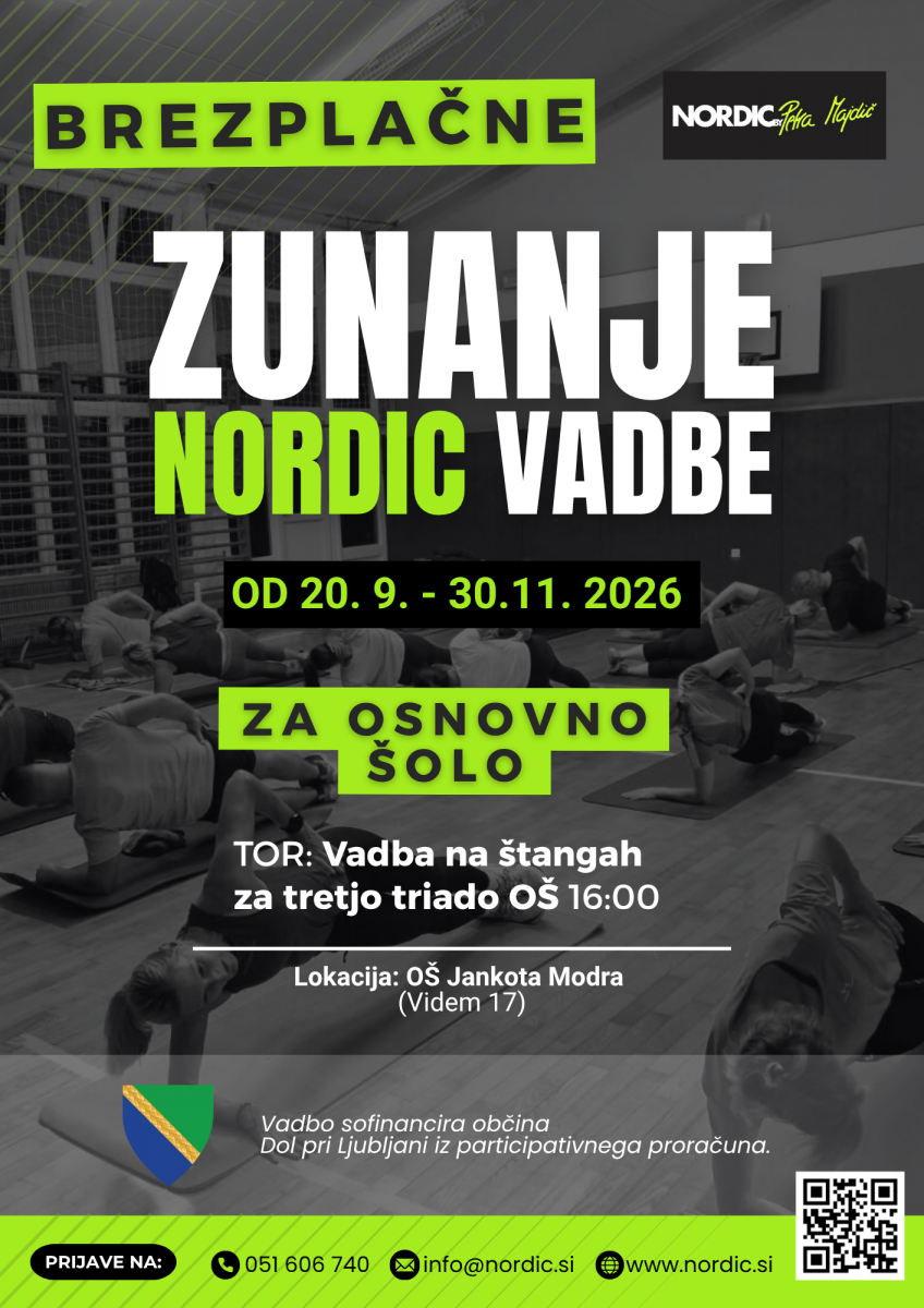 Izvajamo izbrani predlog participativnega proračuna: Vadba na štangah