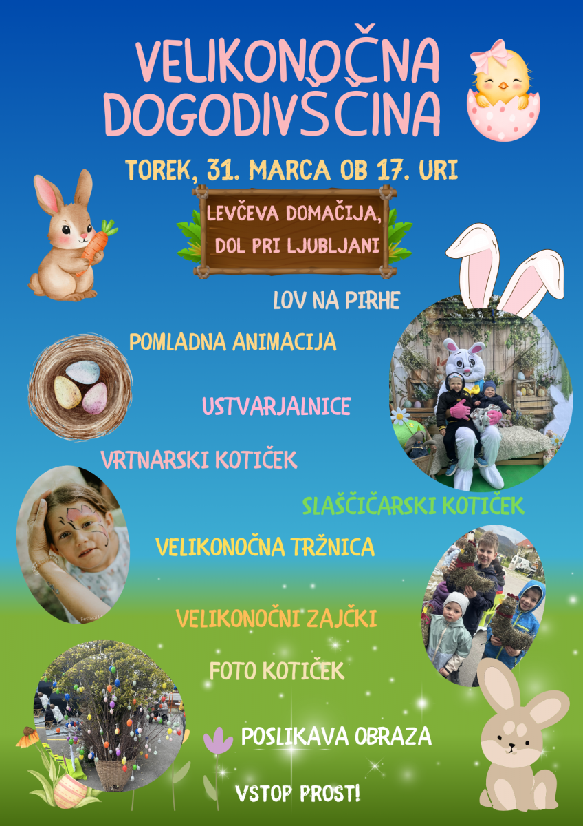 Velikonočna dogodivščina na Levčevi domačiji