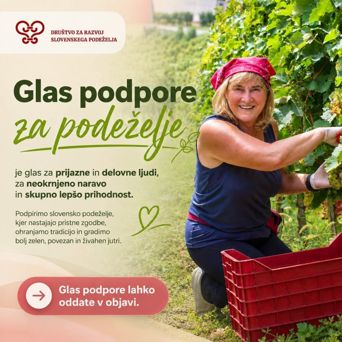 ODDAJTE GLAS ZA SLOVENSKO PODEŽELJE!