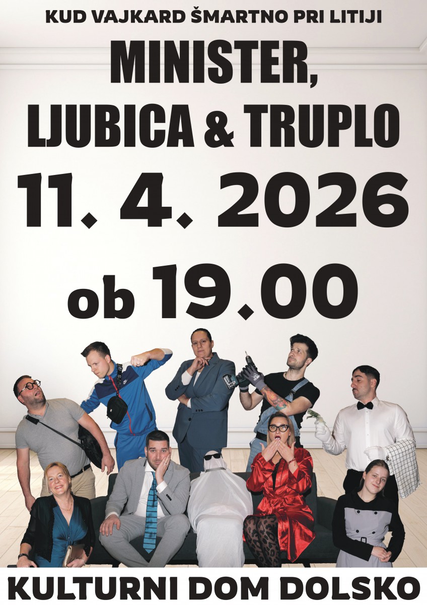 Gledališka predstava: Minister, ljubica & truplo