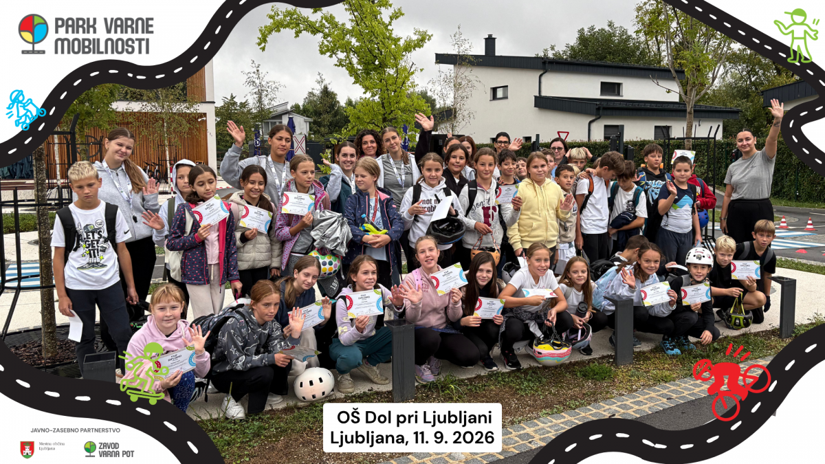 Petošolci v Parku varne mobilnosti v sklopu Evropskega tedna mobilnosti 2026