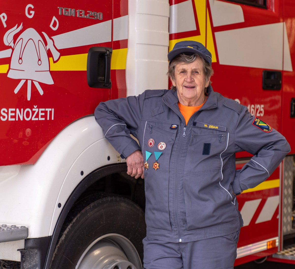 Milena Zidar - prejemnica plakete občine za dolgoletno, vsestransko in predano delo v skupnosti