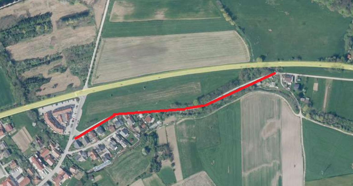 Popolna zapora ceste v Dolskem