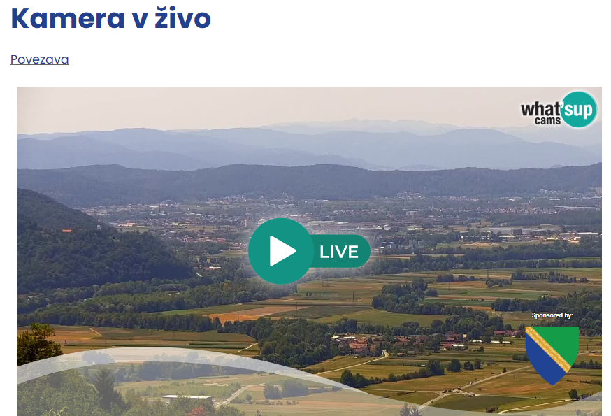 Nova pridobitev – SPLETNA KAMERA!