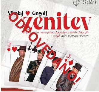 ŽENITEV, gledališka predstava KD Menišija