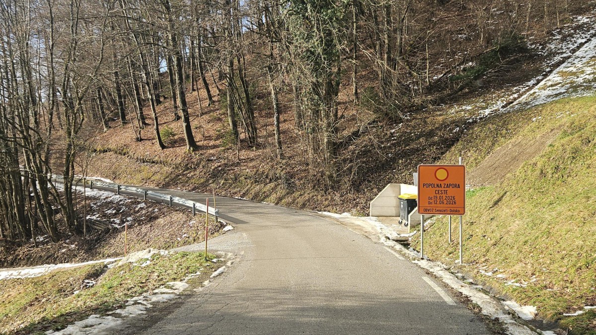 OBVESTILO O POPOLNI ZAPORI CESTE