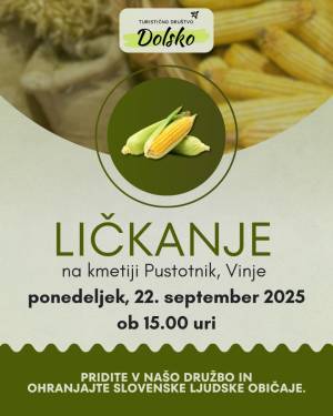 VABLJENI NA LIČKANJE KORUZE 