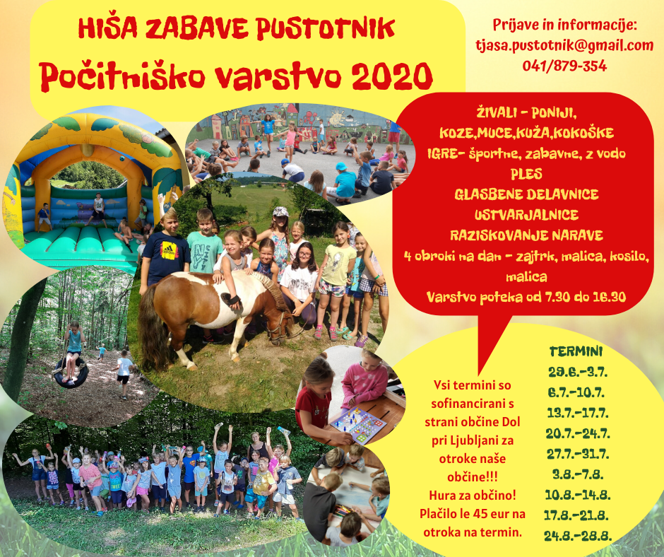 Poletno počitniško varstvo 2020