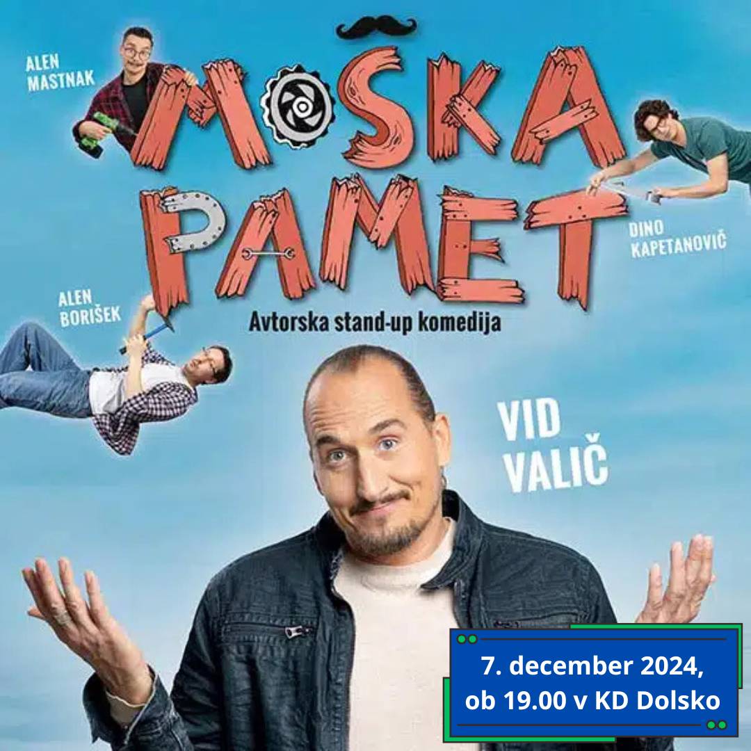 Avtorska stand-up komedija: Moška pamet