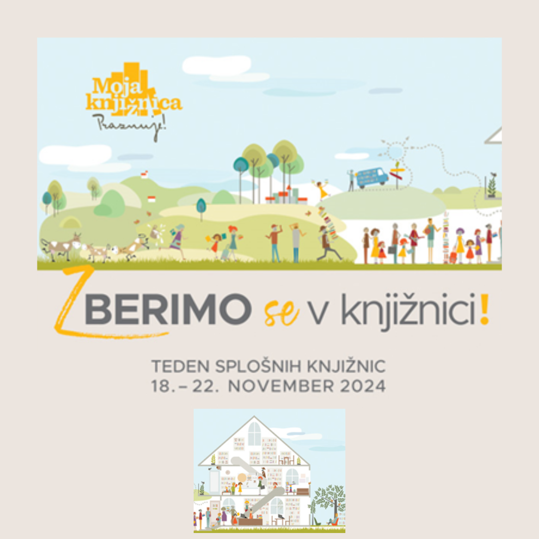 Teden splošnih knjižnic – Zberimo se v knjižnici!