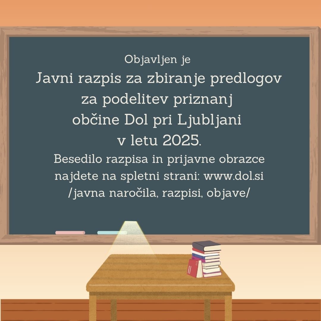 Objavljen je JAVNI RAZPIS 