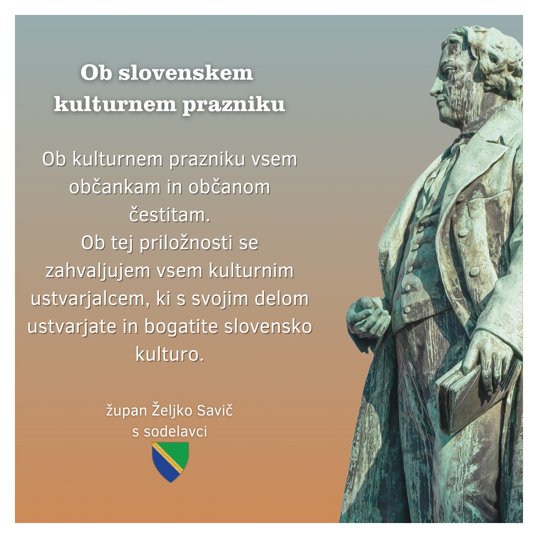 Ob slovenskem kulturnem prazniku