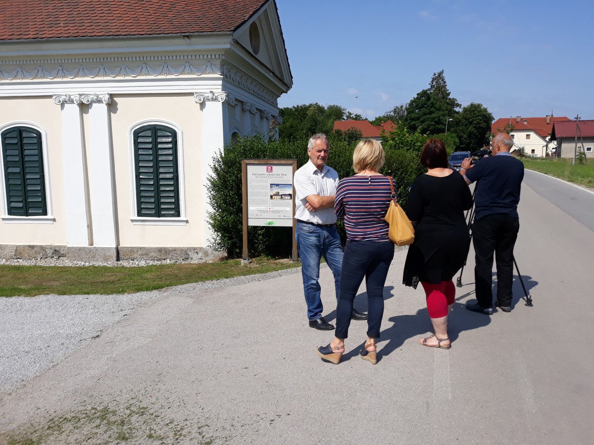 Snemanje promocijskega filma o Deželi Jurija Vege