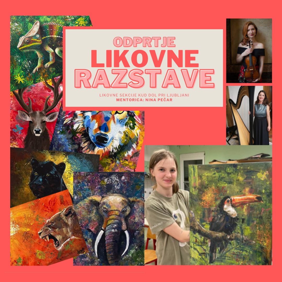 Odprtje likovne razstave likovne sekcije KUD Dol pri Ljubljani