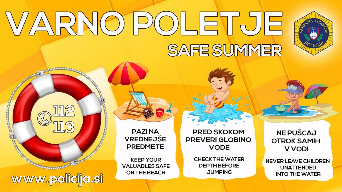 Preventivni letak varno v poletje