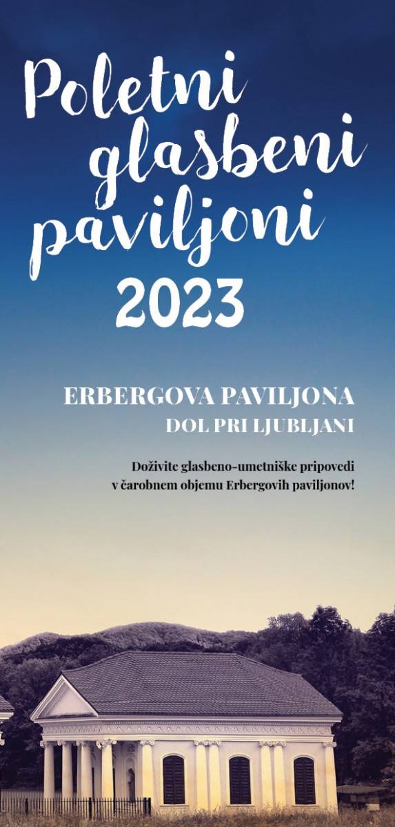 Vabilo na prvi koncert Poletnih glasbenih paviljonov