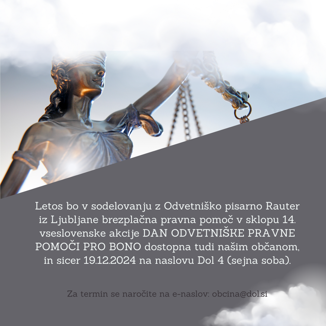DAN ODVETNIŠKE PRAVNE POMOČI PRO BONO